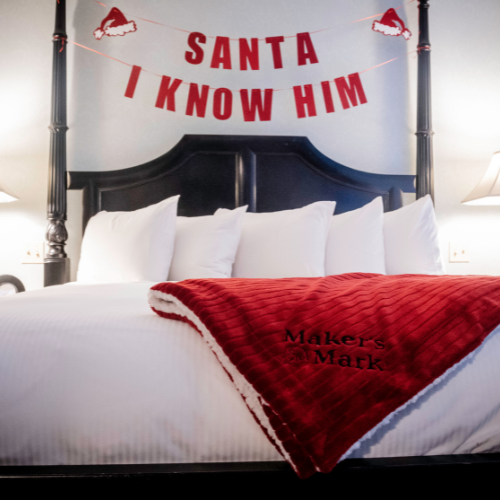Maker's Mark Merry and Bright Holiday Themed Suite at Royal Park Hotel